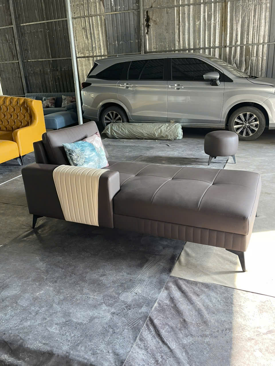 BỘ SOFA HIỆN ĐẠI CHỮ L BỌC SIMILI CAO CẤP